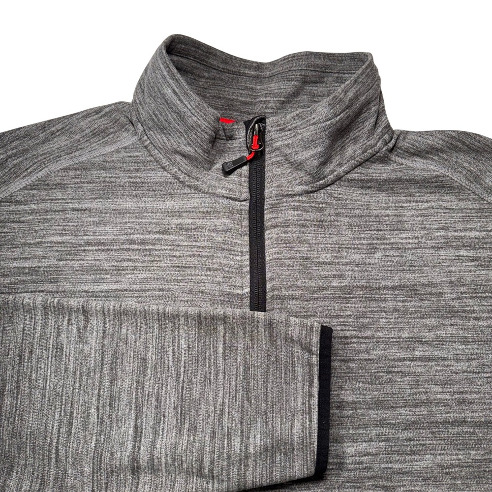 Avalanche Men Heather Grey‎ Quarter Zip Pullover CAM150U XL